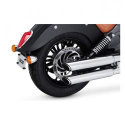 vance & hines twin slash króm 3" kipufogódob - 15-22 Indian Scout