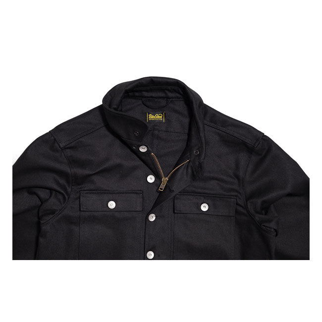 bike shed resistant overshirt moto kabát fekete