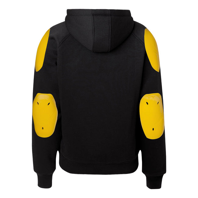 john doe softshell kevlar fekete kapucnis pulóver