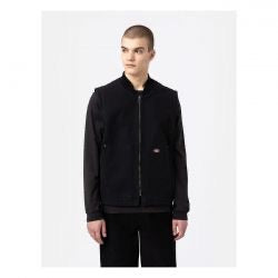 dickies duck vászon mellény - kőmosott fekete