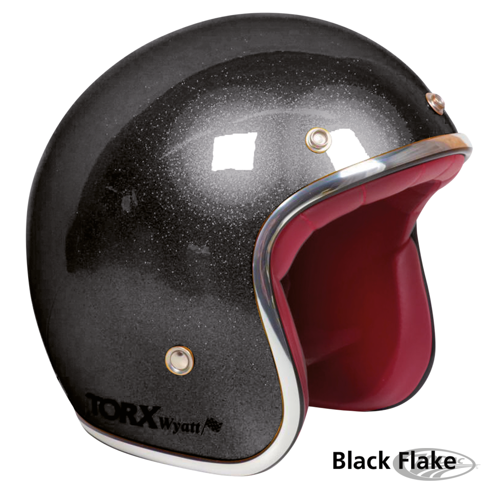 torx wyatt bukósisak fekete flake - ECE