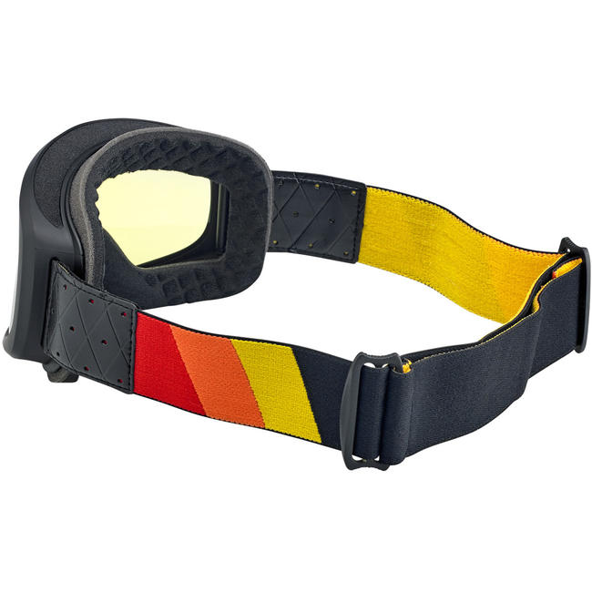 overland 2.0 tri-stripe goggle motoros szemüveg - piros/sárga/narancs