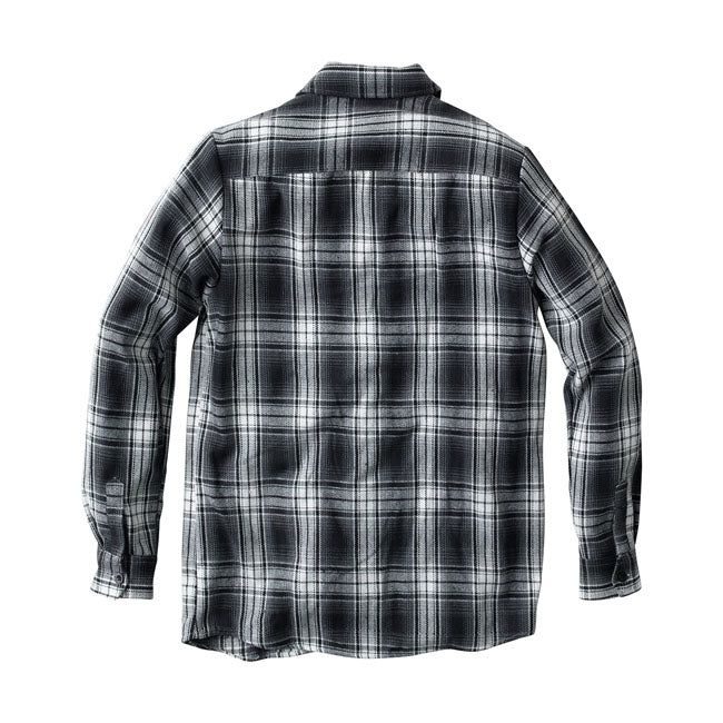 west coast choppers kormánykiemelő flanel ing - fehér/szürke