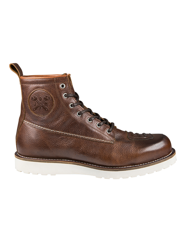 john doe iron motoros bakancs - barna