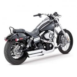 vance & hines twin slash 3" kipufogódob - 2008-2016 FXDF/ 10-16 FXDWG