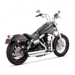 vance & hines bigshots staggered 2-1/2" pcx kipufogórendszer króm - 2006-2017 Dyna