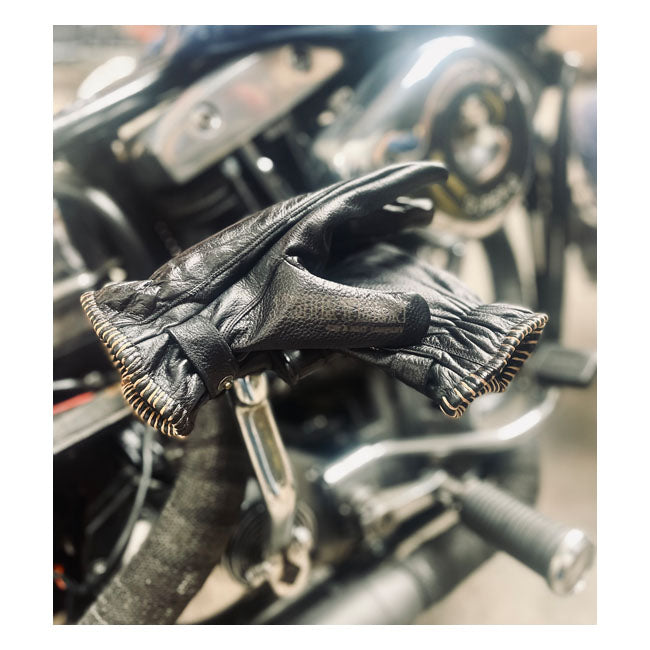 13 1/2 loud ride motoros kesztyű fekete