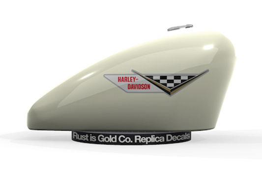 harley-davidson benzintank matrica - 1958-1960