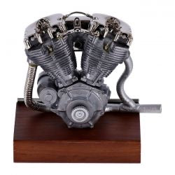 harley-davidson shovelhead flat side motorblokk makett 1:6 - 1966-1969