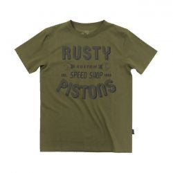 rusty dugattyús hulton póló - khaki