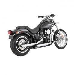 vance & hines twin slash 3" kipufogódob króm - 07-16 Softail