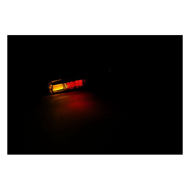 cob led 3-in-1 integrált féklámpa & irányjelző króm