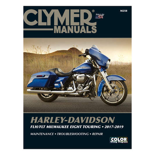 clymer book harley-davidson szervízköny - touring 2017-2019