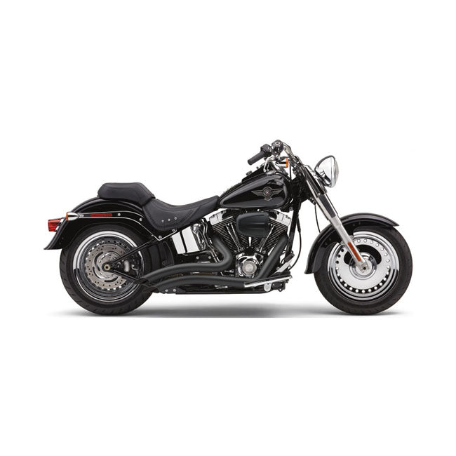 thorcat - cobra speedster short swept kipufogórendszer fekete Euro 4 - 17 Softail