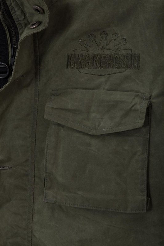 king kerosin kevlar speedwax motokerékpár kabát - L (használt)
