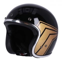 13 1/2 skull bucket bukósisak fényes fekete