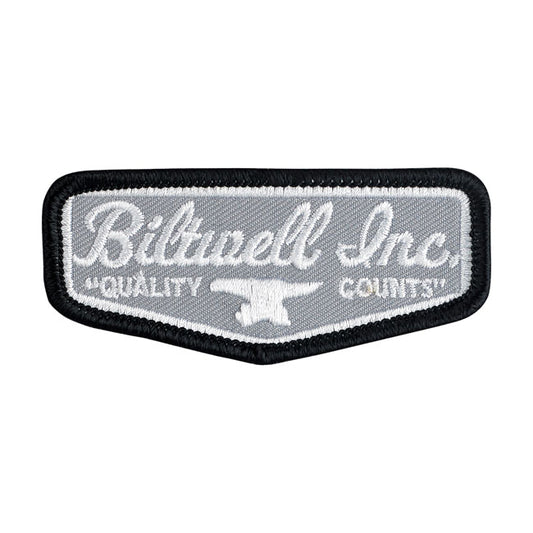 biltwell shield felvarró - szürke/fekete/fehér