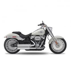 kesstech fusion hosszú 2-2 kipufogórendszer króm egyenes cut short - 107" M8 Softail