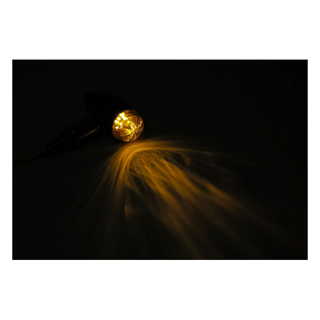 mini bullet led króm irányjelzős - sima/stem/füstös