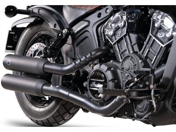 v-performance dupla kipufogódob szett - Indian Cruiser