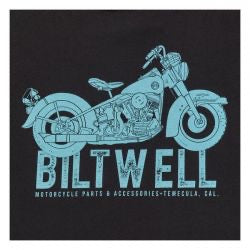 biltwell old junk pocket póló fekete