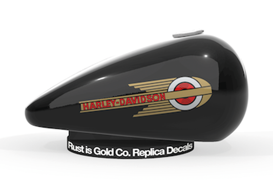 harley-davidson benzintank matrica - 1936-1939