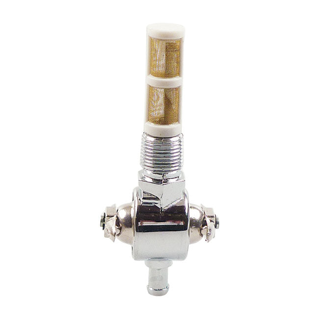 old duel kar 3/8" NPT benzincsap - 1955-1974 króm