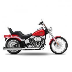 kesstech 2-2 FLSTS crossover kipufogódob ESM2 króm - 2007-202011 Softail