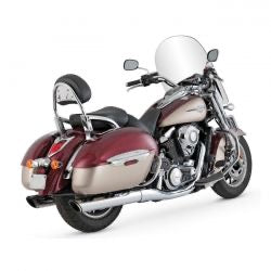vance & hines twin slash PC / króm kipufogódob - 09-15 Kawasaki VN1700