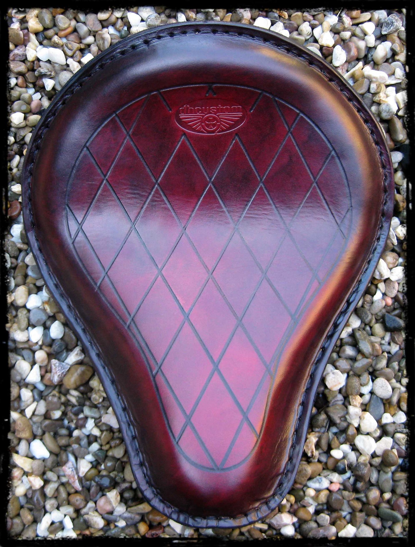 dhcustom garnet bőr szóló nyereg standard - univerzális