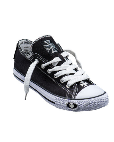 west coast choppers warriors low-tops tornacipő fekete