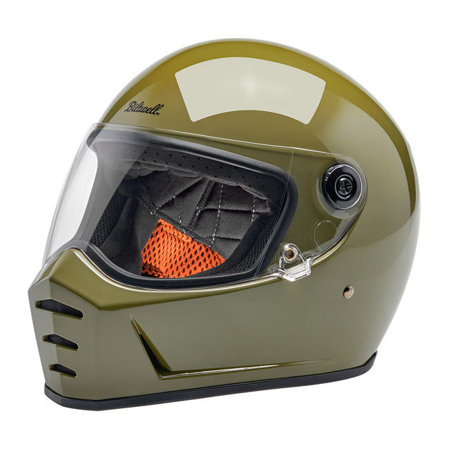 biltwell lane splitter bukósisak - Olive Green