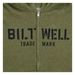 biltwell stencil zip kapucnis pulóver