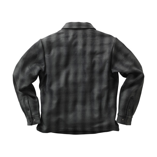 west coast choppers gyapjú bélelt plaid kabát - zöld/fekete