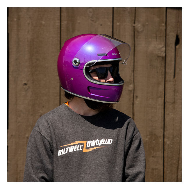 biltwell gringo sv bukósisak metál grape