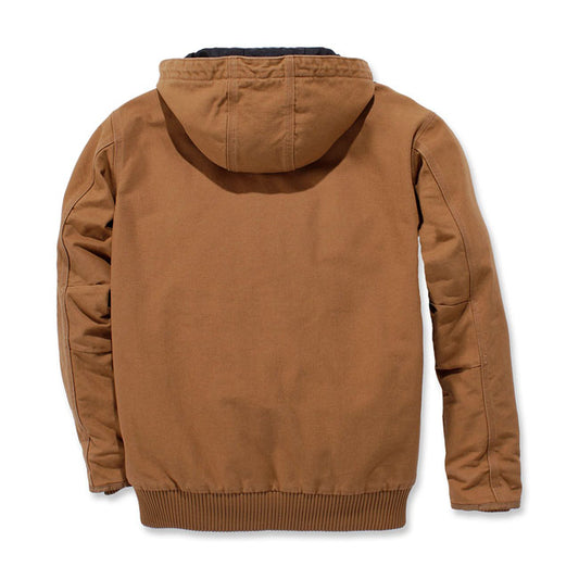 carhartt washed duck active bélelt kabát - carhartt barna