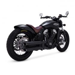 vance & hines twin slash 3" pcx kipufogódob fekete - 15-22 Indian Scout
