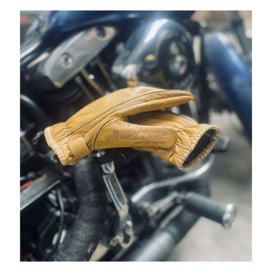 13 1/2 loud ride motoros kesztyű - sárga