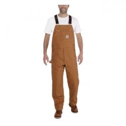 carhartt laza szabású duck bib overál - carhartt barna