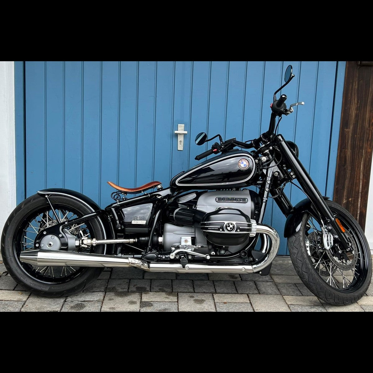 dhcustom line bőr szóló nyereg medium - univerzális