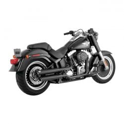vance & hines twin slash 3" pcx kipufogódob fekete - 07-17 Softail