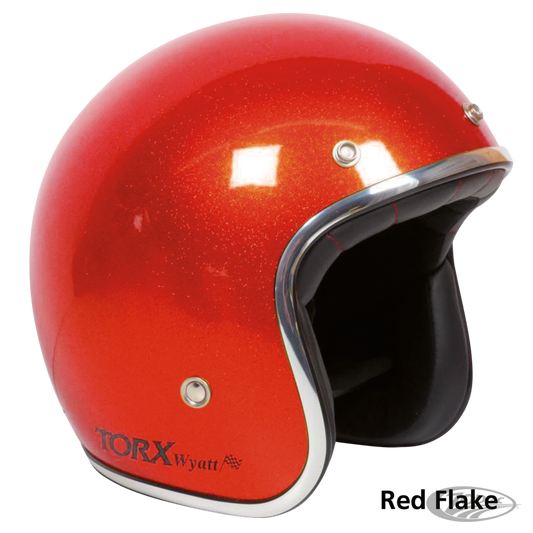 torx wyatt bukósisak piros flake - ECE