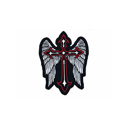 lethal threat winged cross felvarró (nagy)