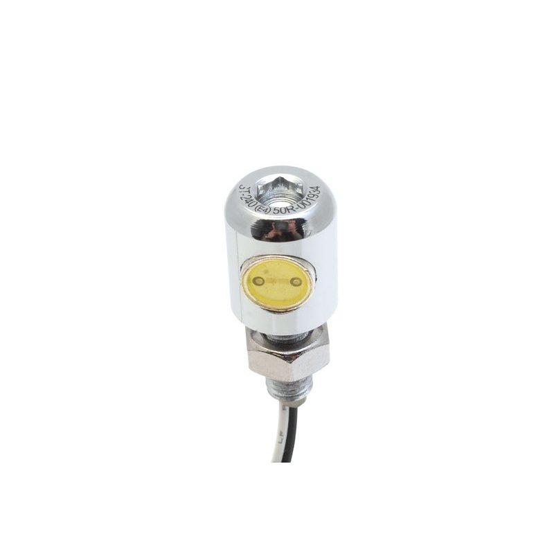rendszám világítás mini led csavar króm