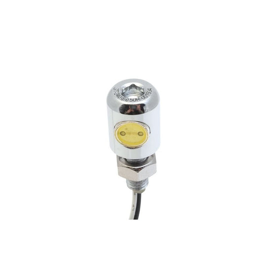 rendszám világítás mini led csavar króm