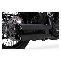 vance & hines twin slash 3" pcx kipufogódob fekete - 15-22 Indian Scout