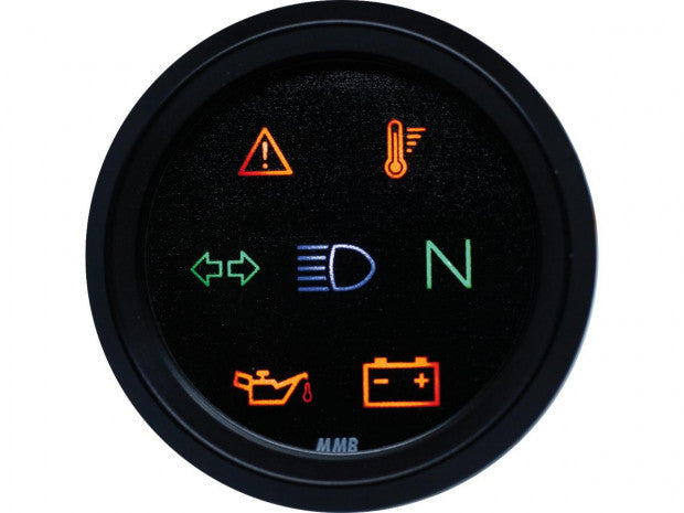 mmb indicator light egység fekete számlap - 48mm