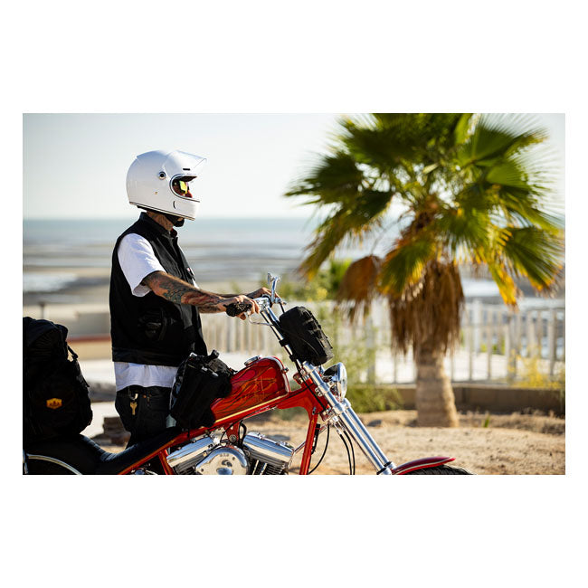 biltwell gringo sv bukósisak fényes fehér