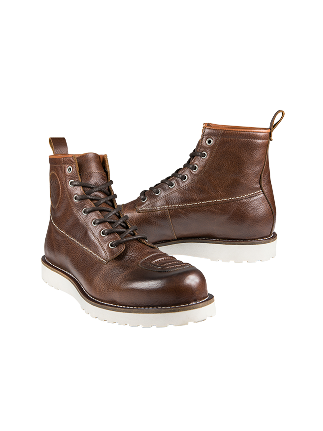 john doe iron motoros bakancs - barna