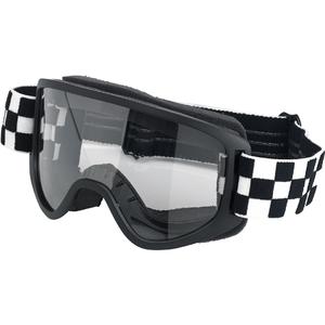 biltwell moto 2.0 goggle checkers - fehér fekete